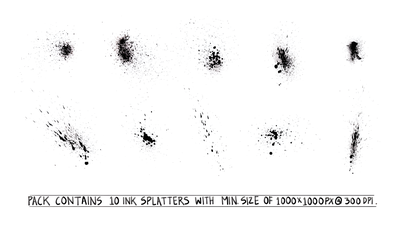 Ink Splatter Pack