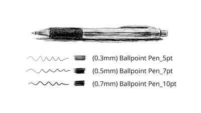 Ballpoint Pen Brushes for Clip Studio Paint